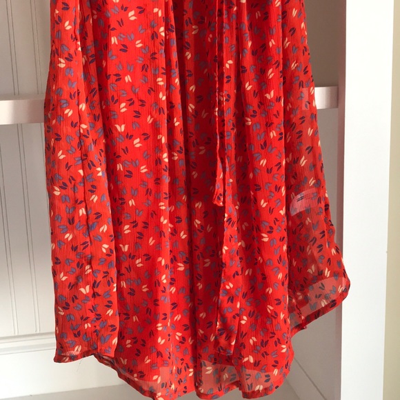 Fall Women’s Medium Dresses Navy & Coral Summer - Picture 9 of 13